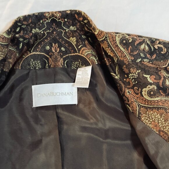 Dana Buchman Lined Jacket Size 10 (Note: Colour variations due to camera) - Picture 4 of 12